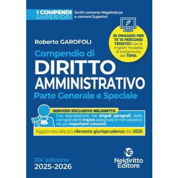 Compendio superiore di diritto amministrativo 2025-2026 per il Concorso in magistratura e per concorsi superiori