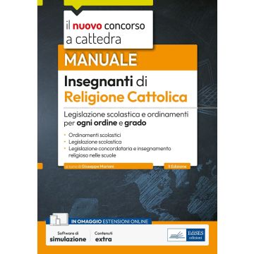 Concorso insegnanti di religione cattolica. Con espansione online. Con software di simulazione - Edises 2024