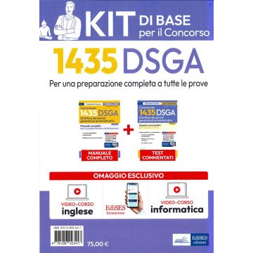 Kit di base per il concorso 1435 DSGA - Edises 2025