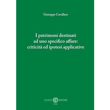 I patrimoni destinati ad uno specifico affare: criticità ed ipotesi applicative