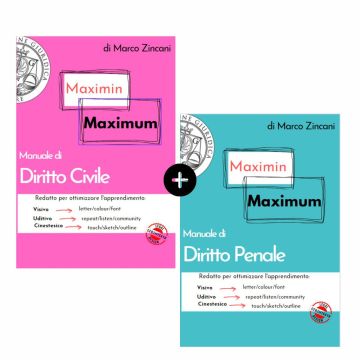 Kit Maximin: Manuale di Diritto Penale e Manuale di Diritto Civile