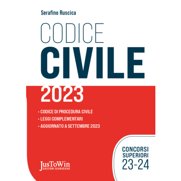 Codice Civile e Procedura Civile e Leggi complementari 2023 (Codici Superiori per Magistratura)
