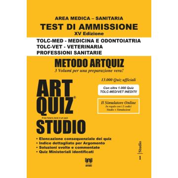 Artquiz studio 2024 2025 test ammissione facoltà di medicina odontoiatria veterinaria professioni sanitarie