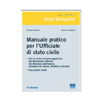 Manuale Pratico dell'Ufficiale di Stato Civile