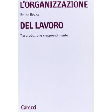 L'organizzazione del lavoro. Tra produzione e apprendimento