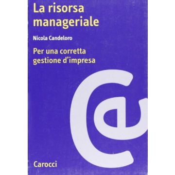 La Risorsa Manageriale. Per Una Corretta Gestione D'impresa 
