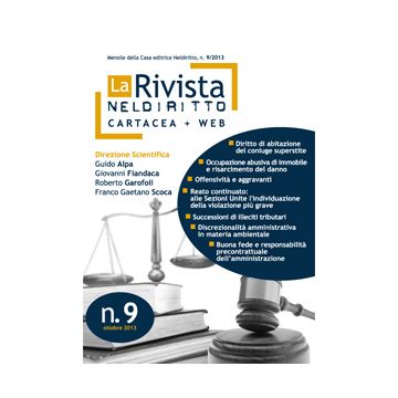 La Rivista Di Neldiritto - Numero 9/2013 - Neldiritto.it - 9788866572701