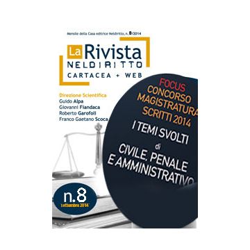 La Rivista Di Neldiritto - Numero 8/2014 - Neldiritto.it - 9788866574262
