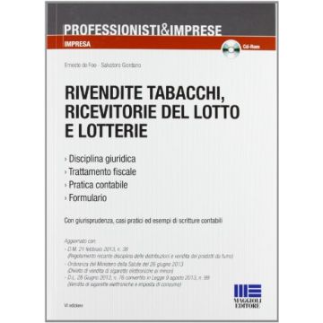 Rivendite Tabacchi, Ricevitorie Del Lotto E Lotterie. Con Cd-rom