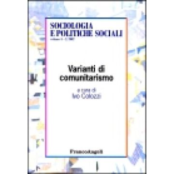 Varianti Di Comunitarismo - Colozzi - Franco Angeli - 9788846441294
