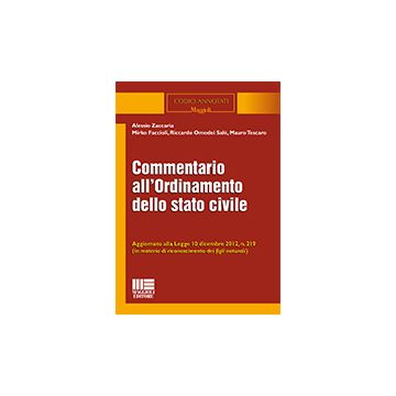 Commentario All'ordinamento Dello Stato Civile