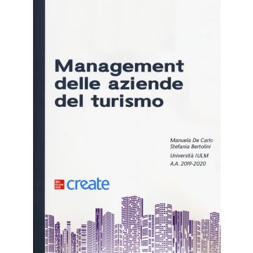 Management delle aziende del turismo manuela de carlo stefania bertolini mcgraw hill