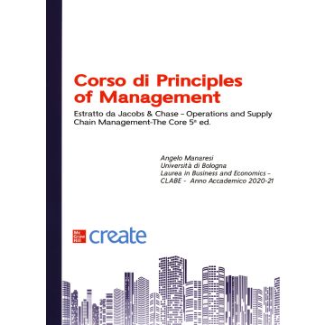Corso di principles of management