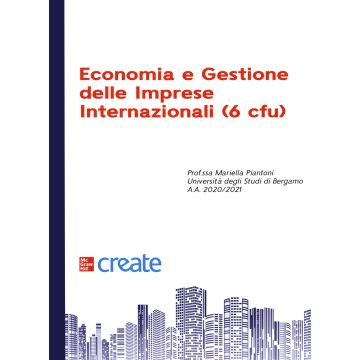 Economia e gestione delle imprese internazionali (6 cfu)