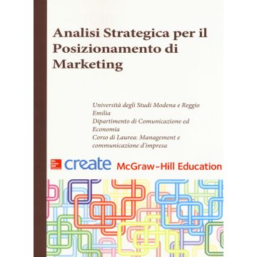 Analisi strategica per il posizionamento di marketing. Ediz. italiana e inglese