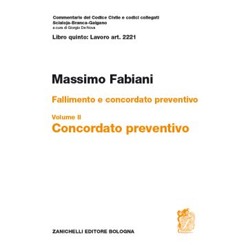 Art. 2221. Fallimento e concordato preventivo. Vol. 2: Concordato preventivo