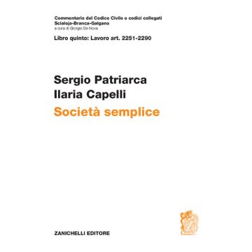 SOCIETA' SEMPLICE SERGIO PATRIARCA ILARIA CAPELLI 2021