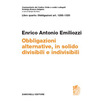 Art. 1285-1320. Obbligazioni alternative, in solido, divisibili e indivisibili