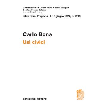 Usi civici carlo bona zanichelli