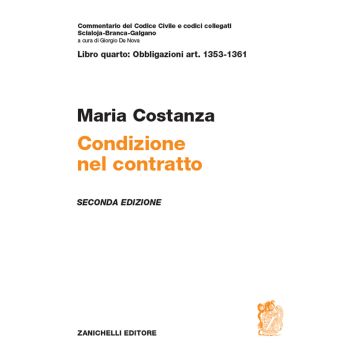 Art. 1353-1361. Condizione nel contratto 2/ed.