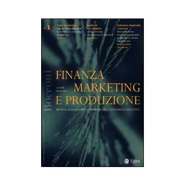 Finanza marketing e produzione (2001). Vol. 1
