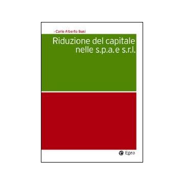 Riduzione del capitale nelle S.p.A e S.R.L.