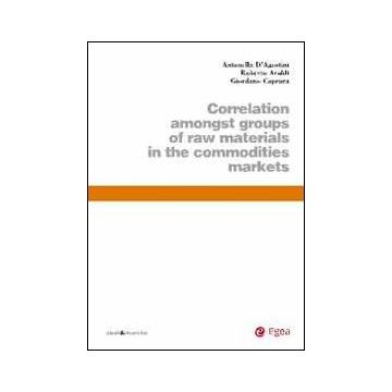 Correlation amongst groups of raw materials in the commodities markets