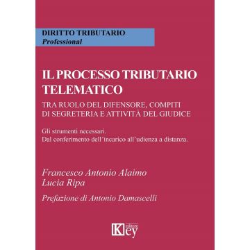 Il processo tributario telematico.Tra ruolo del difensore, compiti di segreteria e attività del giudice. Gli strumenti necessari. Dal conferimento dell'incarico all'udienza a distanza