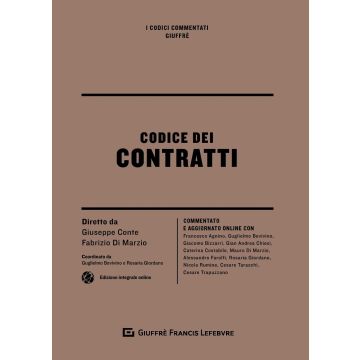 Codice dei Contratti Commentati Giuseppe Conte Fabrizio Di Marzio Giuffre