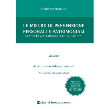Le misure di prevenzione personali e patrimoniali