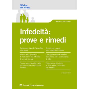 Infedeltà: prove e rimedi