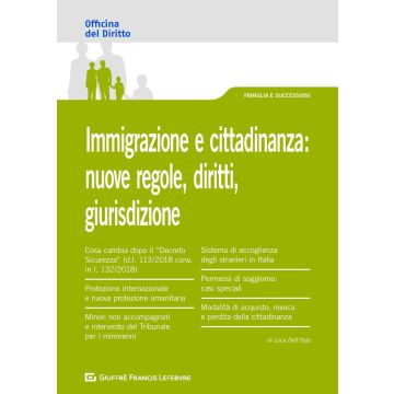 Immigrazione e cittadinanza: nuove regole, diritti, giurisdizione