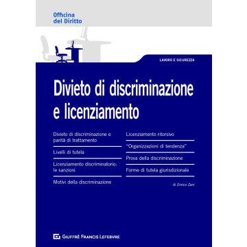 Divieto di discriminazione e licenziamento