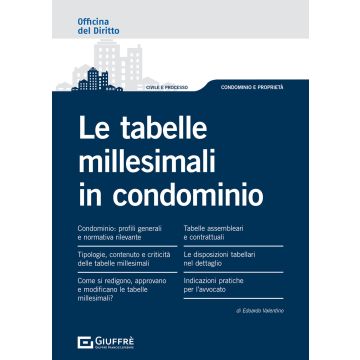 Le tabelle millesimali in condominio
