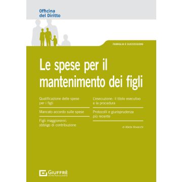 Le spese per il mantenimento dei figli