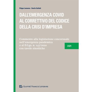 Dall'emergenza Covid al correttivo del codice della crisi d'impresa