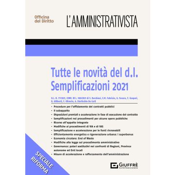 Tutte le novità del d.l. Semplificazioni 2021