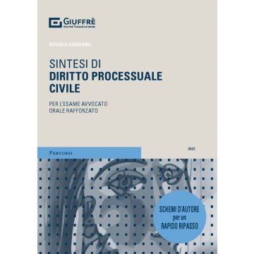 Sintesi di Diritto Processuale Civile 2022 per l'esame Avvocato orale rafforzato