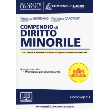 Compendio di diritto minorile. Con espansione online