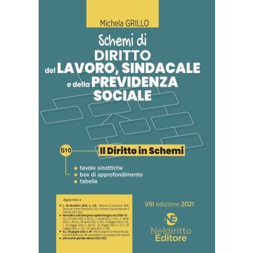 Schemi di Diritto del Lavoro, Sindacale e della Previdenza Sociale 2021