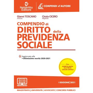 Compendio di diritto della previdenza sociale 2021 toscano cicero neldiritto