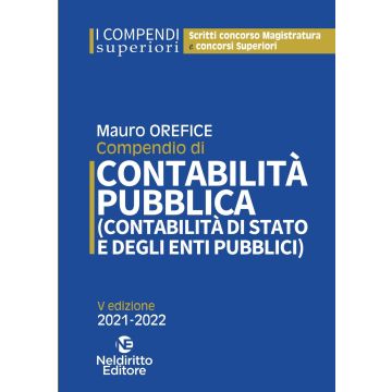 Compendio di contabilità pubblica di stato e degli enti pubblici 2021 2022 garofoli orefice neldiritto editore