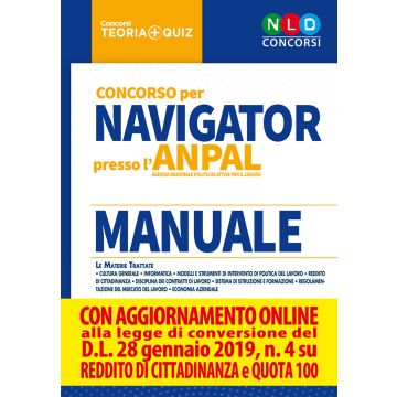 Concorso per Navigator presso l'ANPAL. Manuale. Con simulatore online