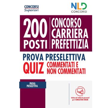 Quiz concorso 200 posti carriera prefettizia