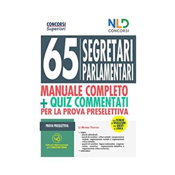 65 SEGRETARI PARLAMENTARI MANUALE NLD CONCORSI