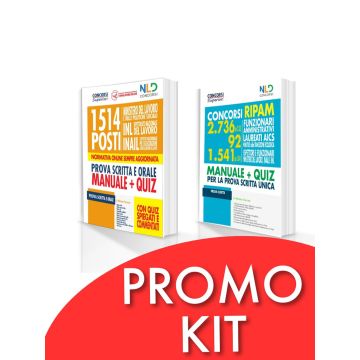 Kit concorso RIPAM 2736 (ex 2133) Funzionari amministrativi 2021. Manuale completo per la prova scritta-5000 quiz di logica RIPAM-Concorso 2133 funzionari amministrativi RIPAM: Manuale + quiz per la prova preselettiva. Nuova ediz.