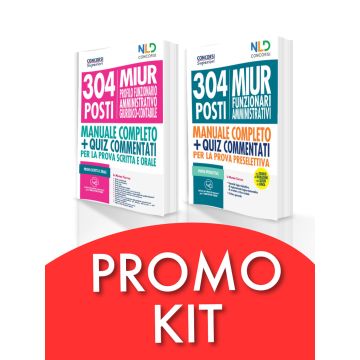 Concorso per 304 funzionari amministrativi, giuridici, contabili MIUR. Manuale completo per la preparazione alla Prova Preselettiva + Manuale completo per la Prova Scritta e Orale