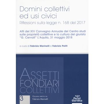 Domini collettivi ed usi civici. Riflessioni sulla legge n. 168 del 2017. Atti del XIV convegno annuale del Centro studi sulle proprietà collettive e la cultura del giurista «G. Cervati» (L'Aquila, 31 maggio 2018)