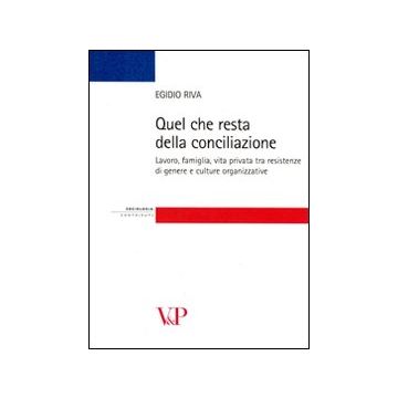 Quel che resta della conciliazione. Lavoro, famiglia, vita privata tra resistenze di genere e culture organizzative
