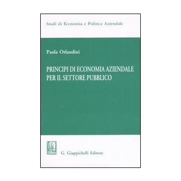 Principi di economia aziendale per il settore pubblico